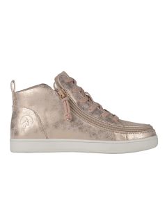 Billy Rose Gold Sneaker Lace Mid Tops Schuhe