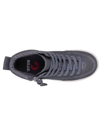 Billy Charcoal/White Classic Lace High Tops Schuhe