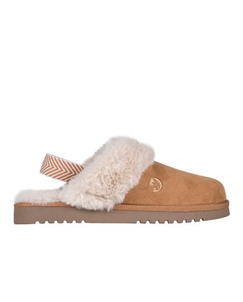 Billy Chestnut Cozy Sling Scuff Slipper