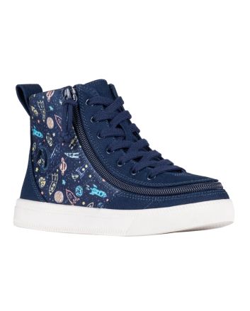Billy Classic Lace High Tops Navy Space Schuhe