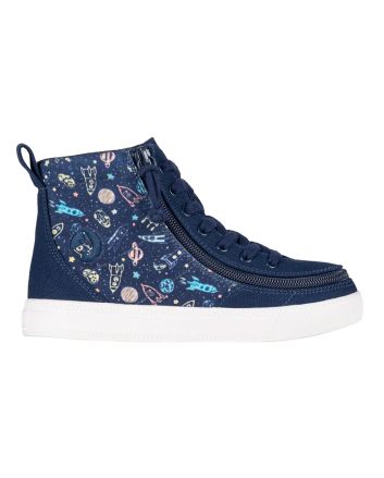 Billy Classic Lace High Tops Navy Space Schuhe