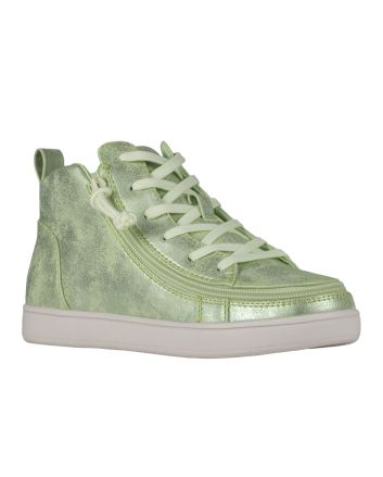 Billy Cucumber Green Sneaker Lace Mid Tops Schuhe