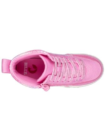 Billy Pink Glitz Classic Lace High Schuhe