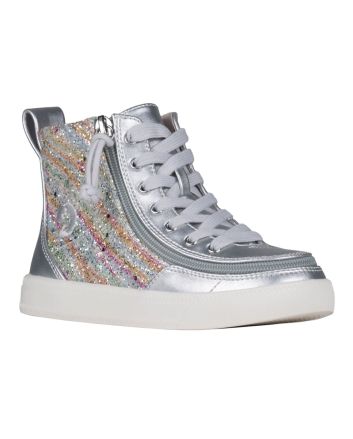 Billy Silver Rainbow Classic Lace High Tops Schuhe