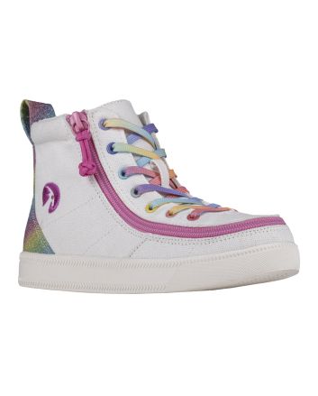 Billy White Rainbow Classic Lace High Schuhe