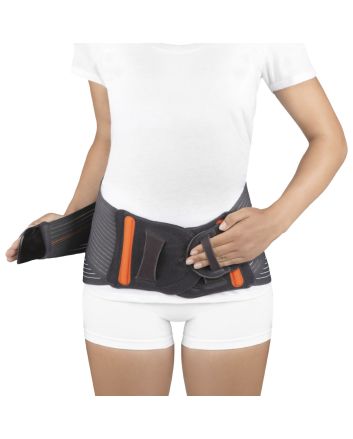 Orliman Halbstarre Lumbosakral-Rückenbandage Lumbitron Elite Short