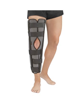 Orliman Knieimmobilisatoren Ortesis aus drei Paneelen bei 0º (Grau)