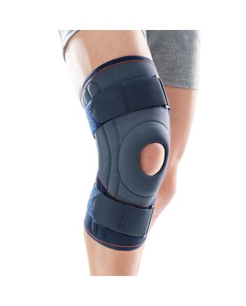 Orliman Neopren-Kniestütze mit Flexiblen Seitlichen Stabilisatoren und Befestigungsgurten