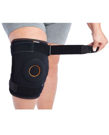 Orliman Umlaufende Kniebandage mit Biaxialen Gelenken und Metallstützen