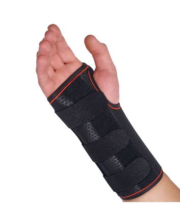 Orliman Halbstarre Handgelenkstütze mit Handflächenschiene, Mittelgroß