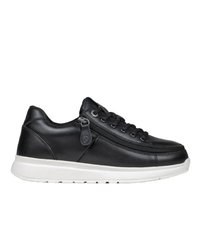 Billy Black Leather Comfort Plush Schuhe