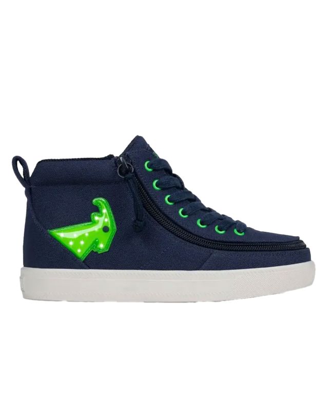 Billy Navy/Green Light Ups Classic D|R High Schuhe