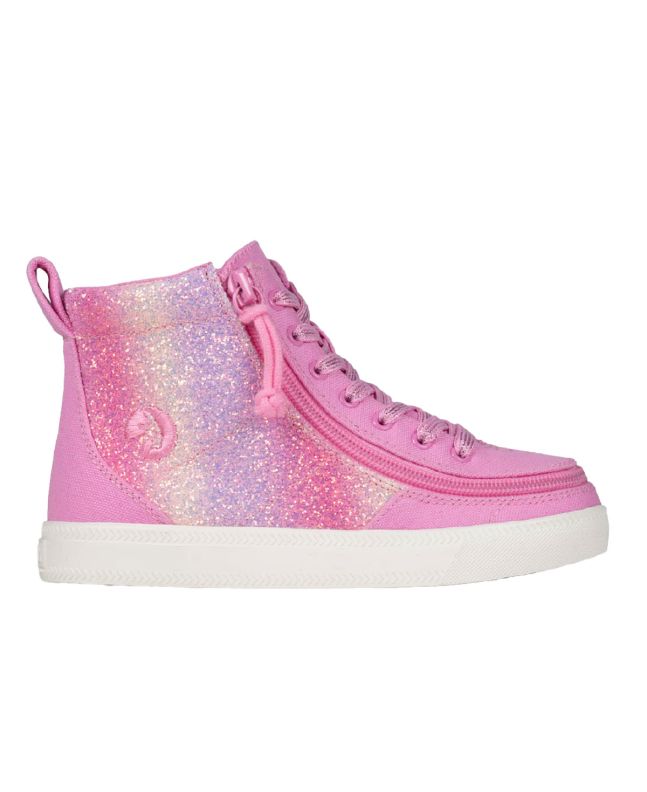 Billy Pink Glitz Classic Lace High Schuhe