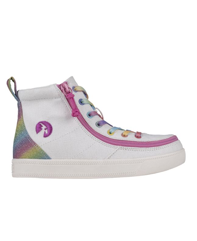 Billy White Rainbow Classic Lace High Schuhe