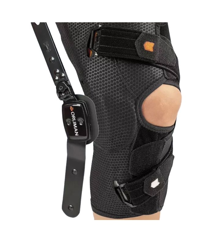 Orliman Funktionale Textil-Kniebandage mit einseitiger Gelenk- und Valgus-/Varus-Einstellung Gonartec Advance