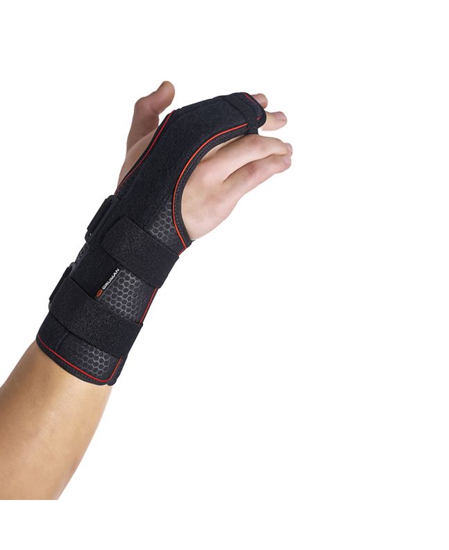 Orliman Halbstarre Handgelenkstütze mit Palmaren/Dorsalen Schienen / 2. und 3. Mittelhandknochen