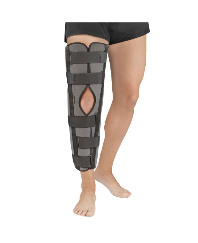 Orliman Knieimmobilisatoren Ortesis aus drei Paneelen bei 0º (Grau)