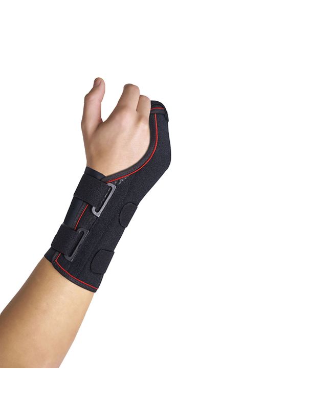 Orliman Halbstarre Handgelenkstütze mit Palmaren/Dorsalen Schienen 4. und 5. Mittelhandknochen